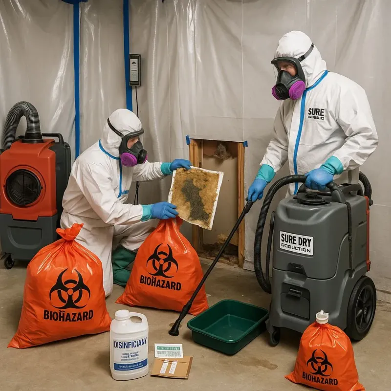 Contaminated Water Handling Protocols process in Saint Ansgar, IA